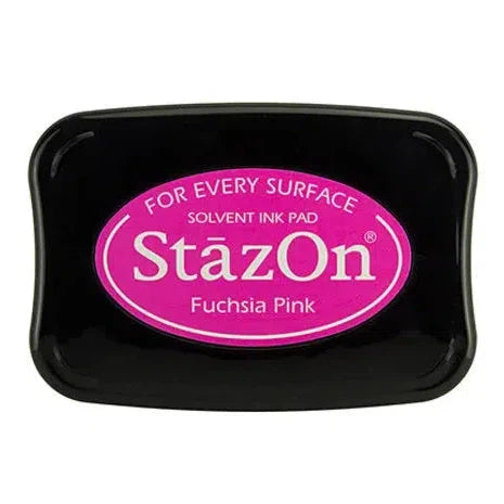StazOn Inkpad - Fuchsia Pink