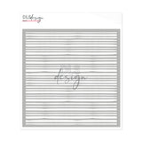 Stencil Chalk Stripes