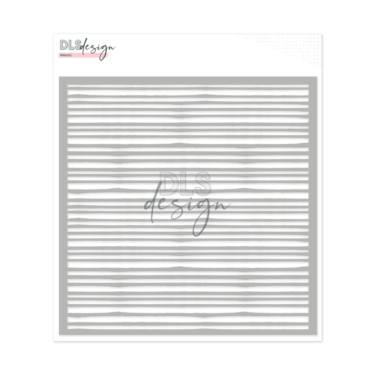 Stencil Chalk Stripes