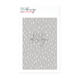 Stencil Raindrops