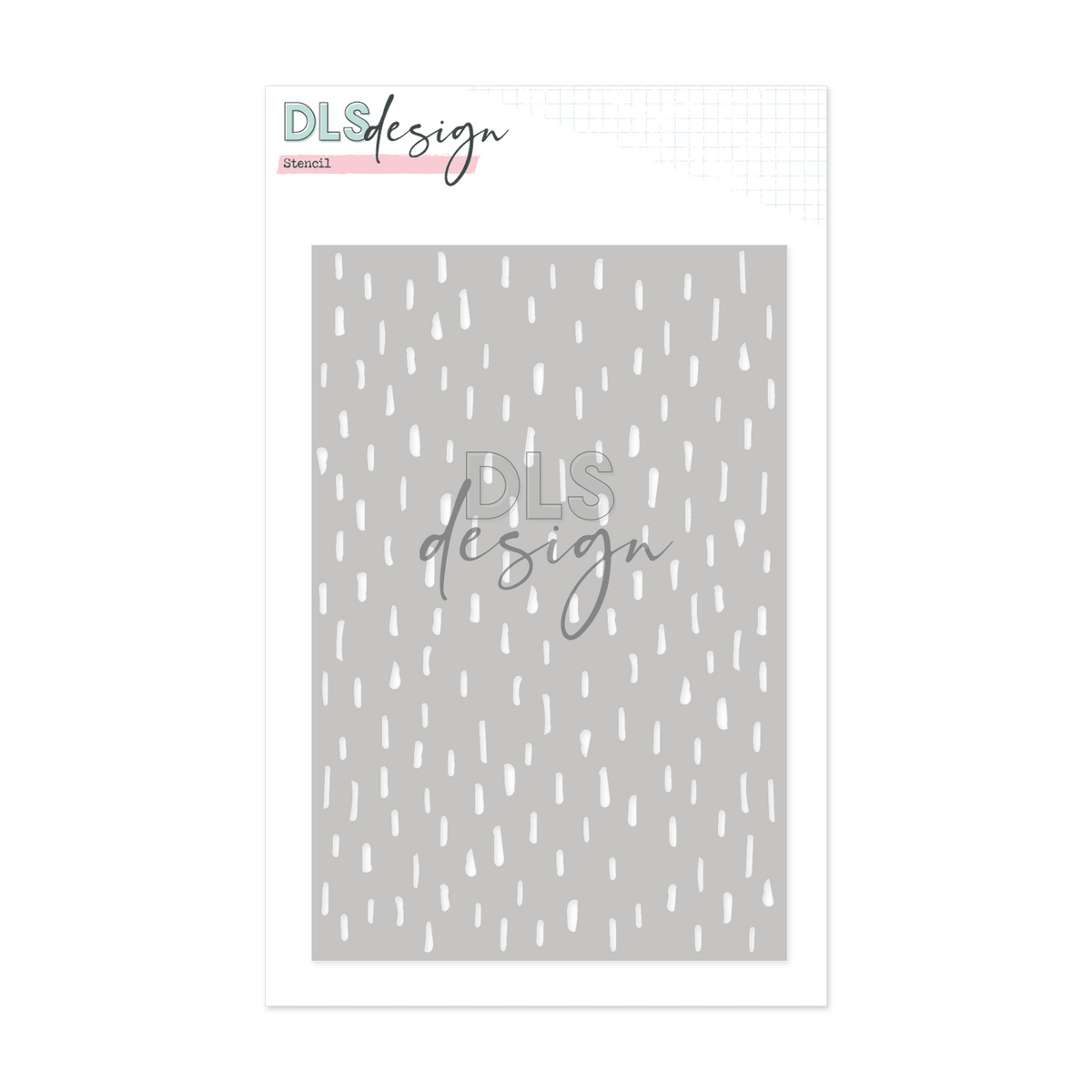 Stencil Raindrops