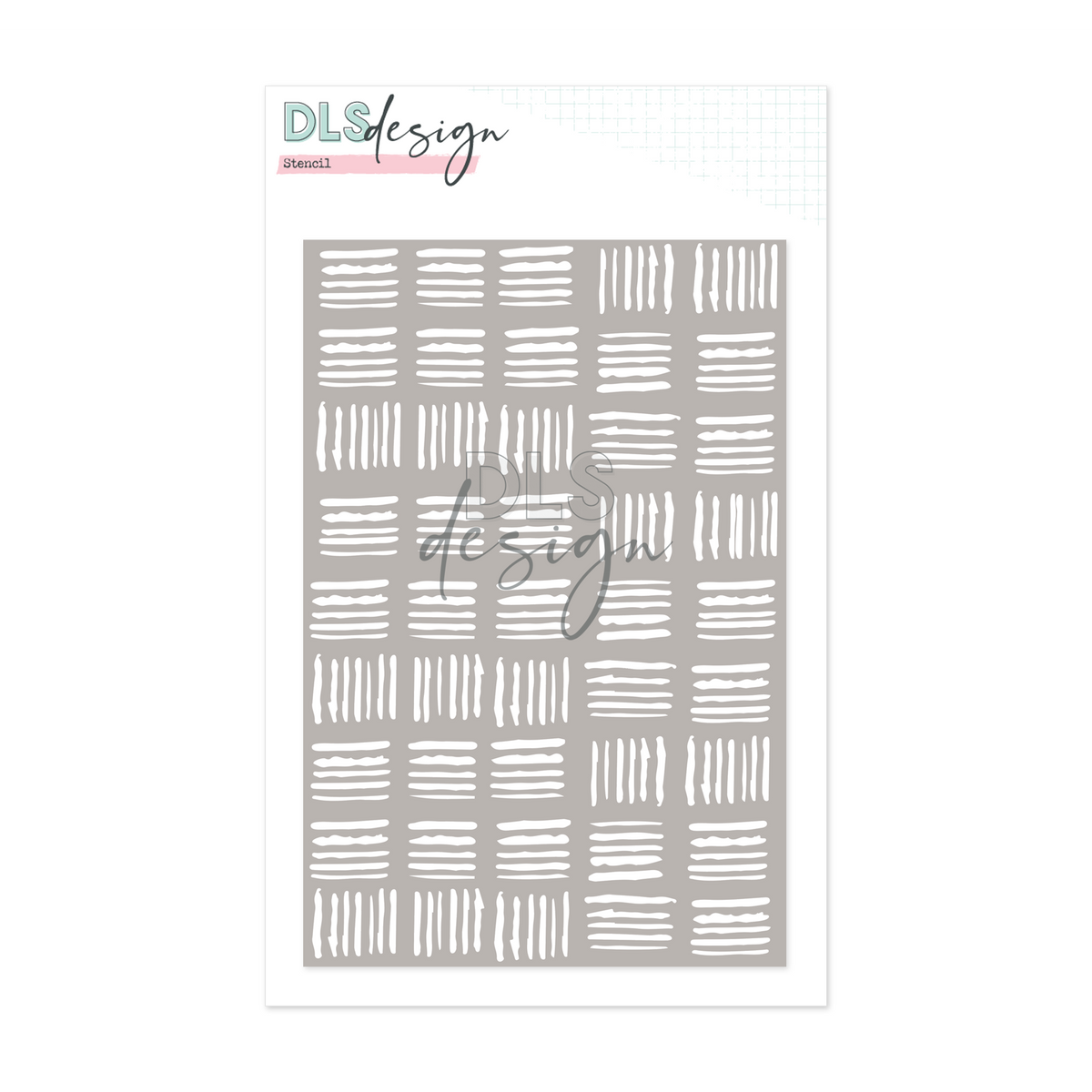 Stencil Small Chalk Lines