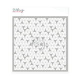 Stencil Triangle Pattern