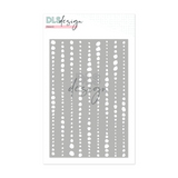 Stencil Wonky Dotted Lines