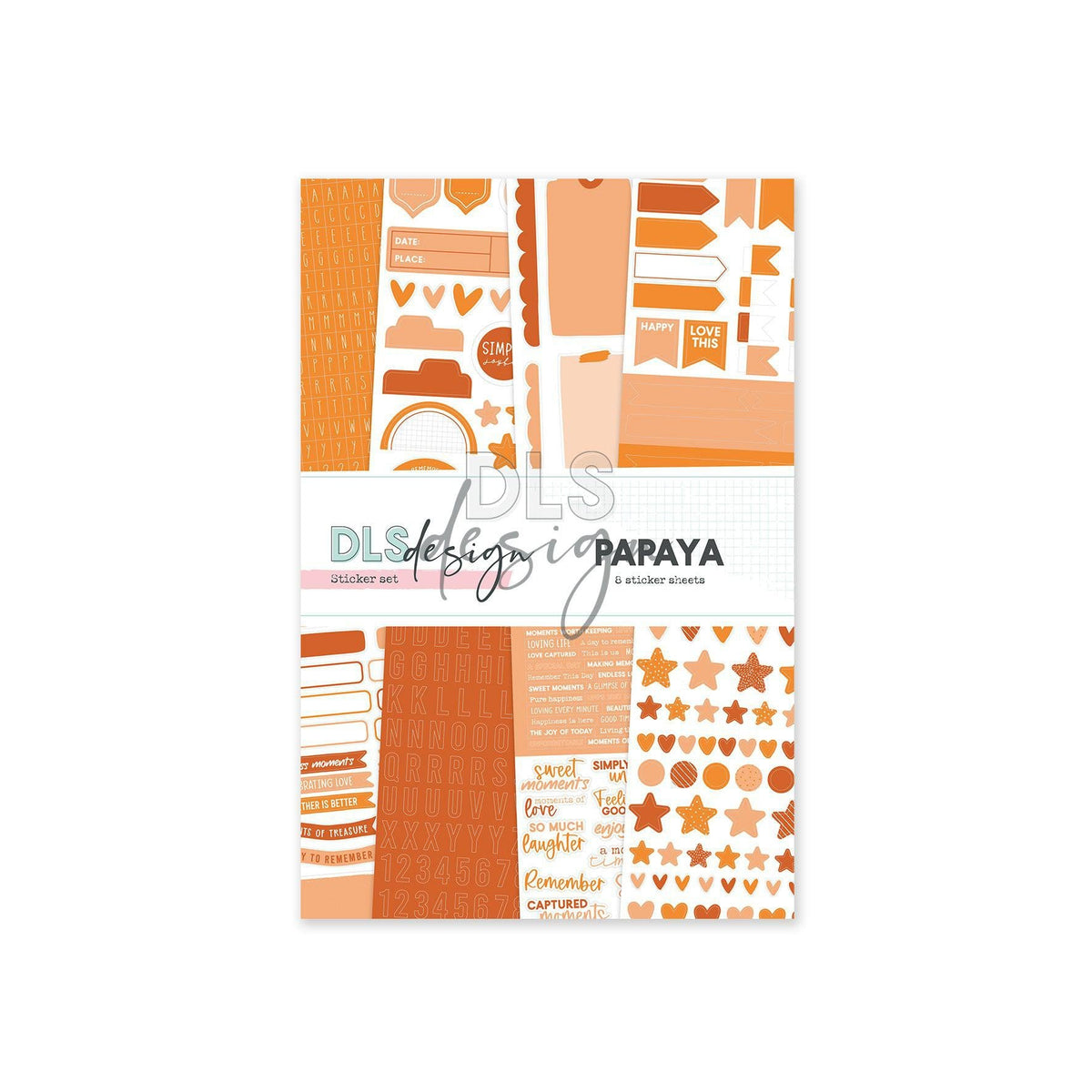 Sticker Book Essentials Papaya