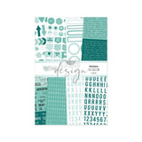 Sticker Set Essentials Teal