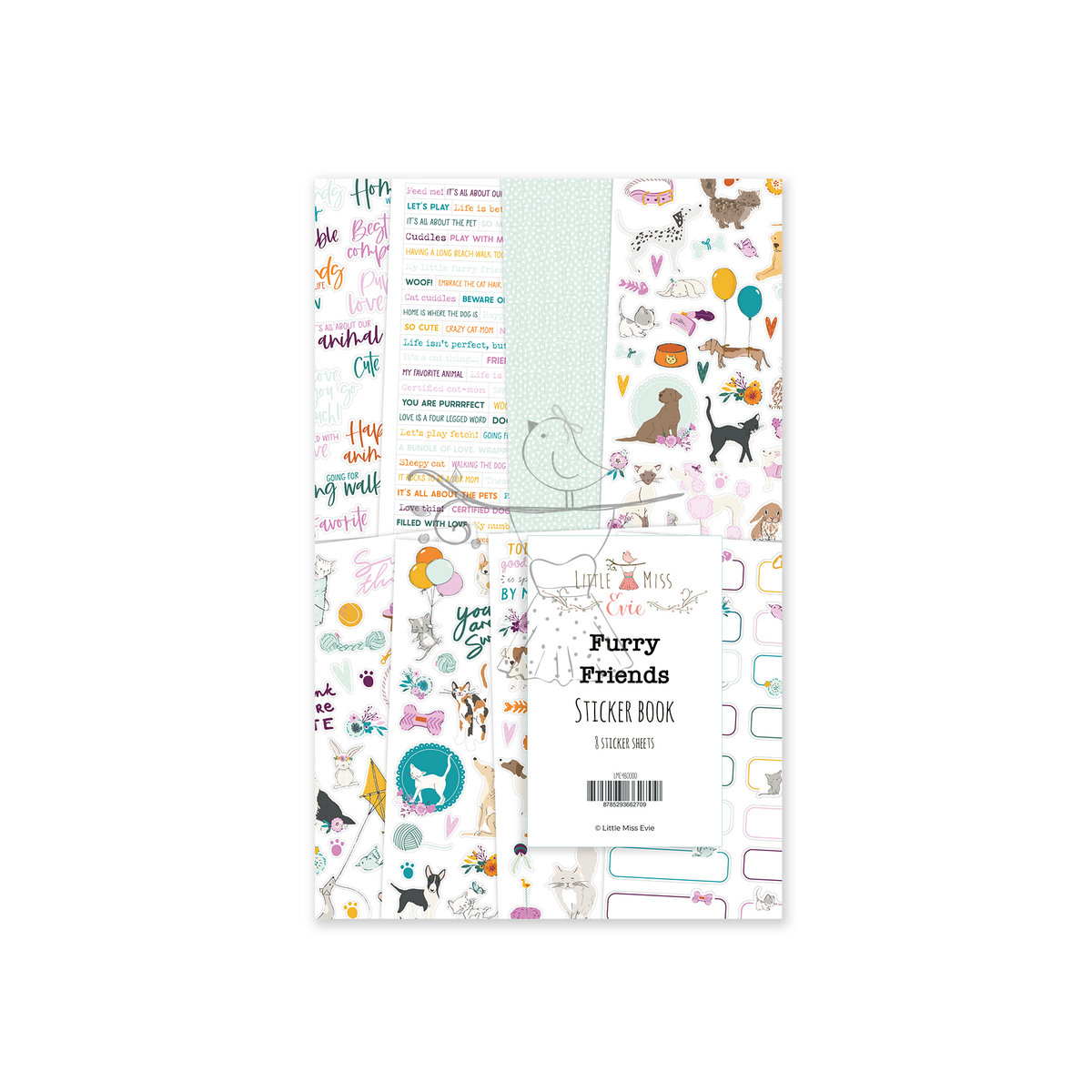 Sticker Set Furry Friends