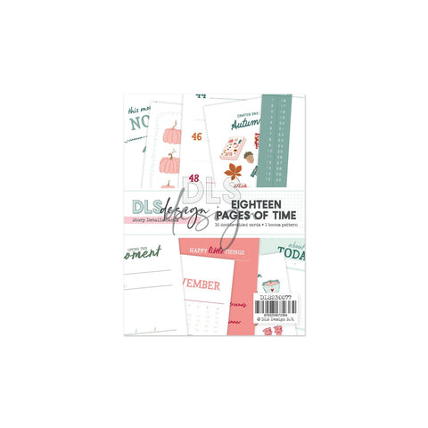 Story Details Cards Eighteen Pages Of Time