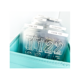 Transparent dividers with tabs