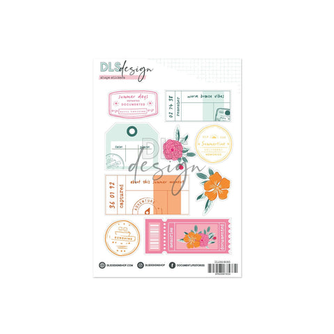 Vellum Shape Stickers A Story Of Chasing Sunshine