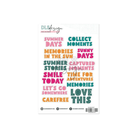 Vellum Word Stickers A Story Of Chasing Sunshine