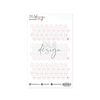 Vinyl Date Stickers Pink & Hot Pink