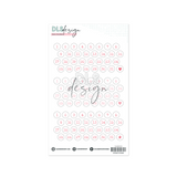Vinyl Date Stickers Pink & Hot Pink