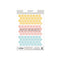 Vinyl Date Stickers Summer Memories Pastel