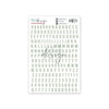 Vinyl Mini Contour Alphabet Stickers Gilmo Soft Sage