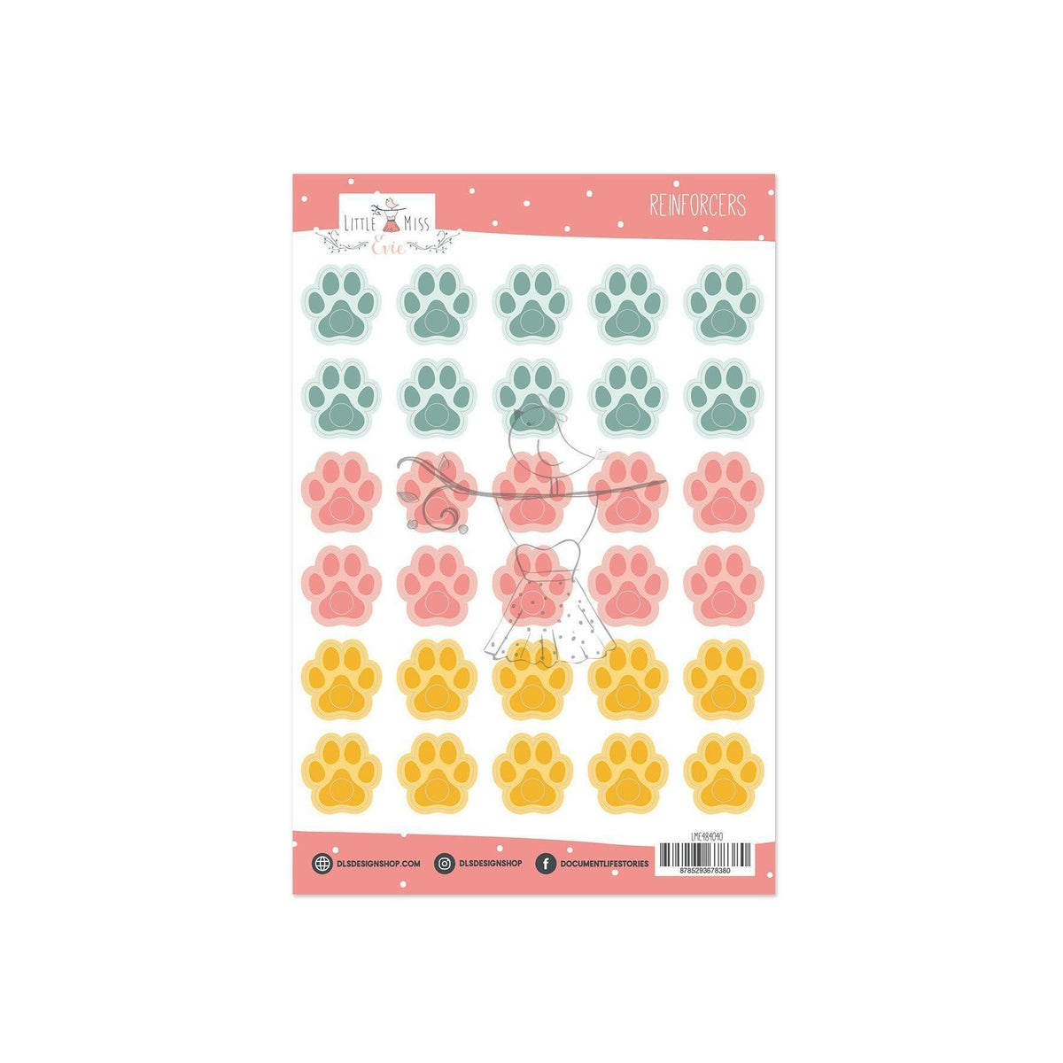 Vinyl Reinforcers Animal Paws