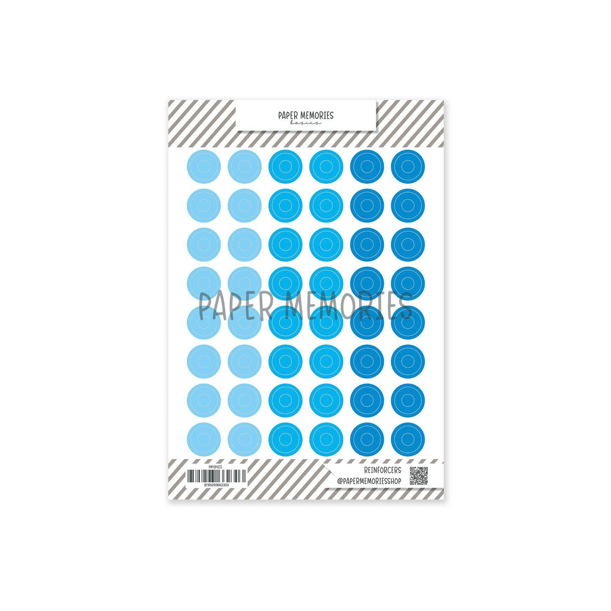 Vinyl Reinforcers Azure Trio