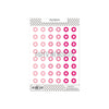 Vinyl Reinforcers Candy Cane Trio Flowers