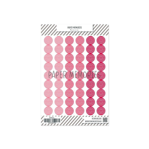 Vinyl Reinforcers Cherry Trio Stripes