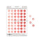 Vinyl Reinforcers Coral Flowers [Pre-order]