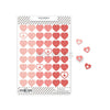 Vinyl Reinforcers Coral Hearts [Pre-order]