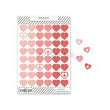 Vinyl Reinforcers Coral Hearts [Pre-order]