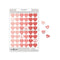 Vinyl Reinforcers Coral Hearts [Pre-order]