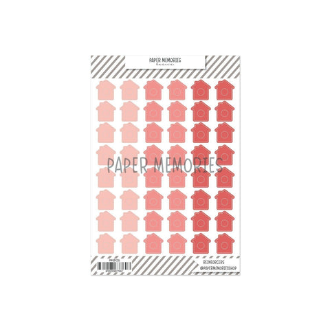 Vinyl Reinforcers Coral Houses