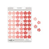 Vinyl Reinforcers Coral Leaves