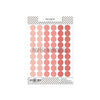 Vinyl Reinforcers Coral Trio Dots