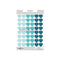 Vinyl Reinforcers Denim Hearts