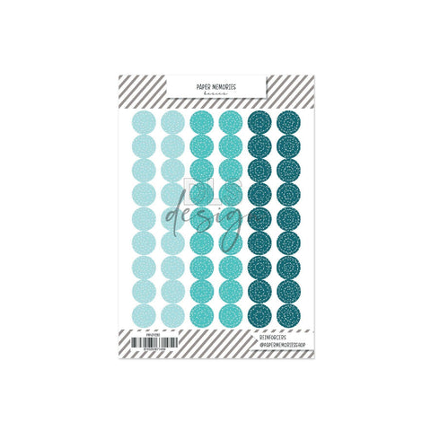 Vinyl Reinforcers Denim Trio Dots