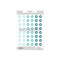 Vinyl Reinforcers Denim Trio Flowers