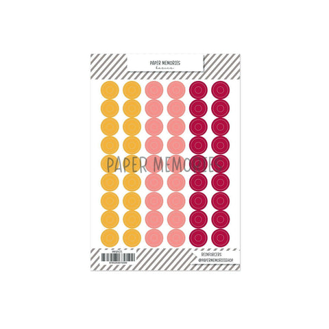 Vinyl Reinforcers Fall Memories Warm Shades