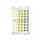 Vinyl Reinforcers Green Trio