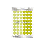 Vinyl Reinforcers Matcha Hearts