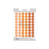 Vinyl Reinforcers Papaya Trio Dots