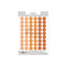 Vinyl Reinforcers Papaya Trio Dots