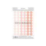 Vinyl Reinforcers Peach Trio