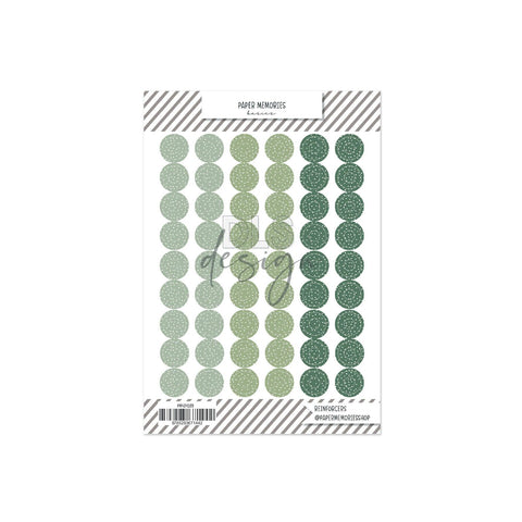 Vinyl Reinforcers Sage Trio Dots