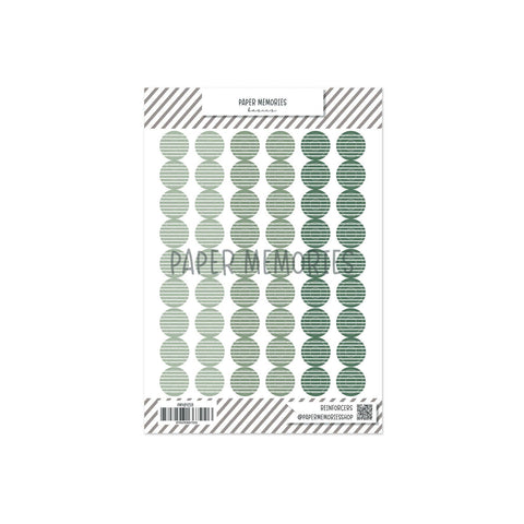 Vinyl Reinforcers Sage Trio Stripes