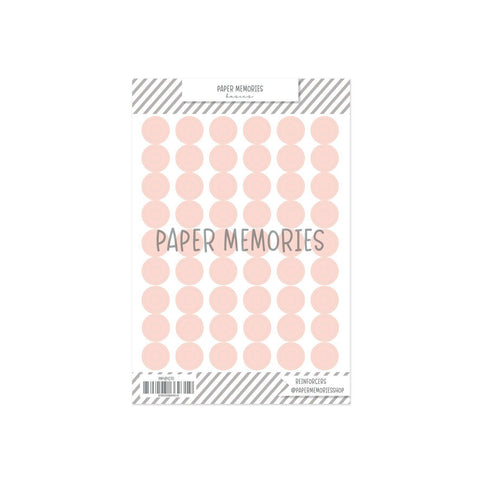 Vinyl Reinforcers Soft Peach