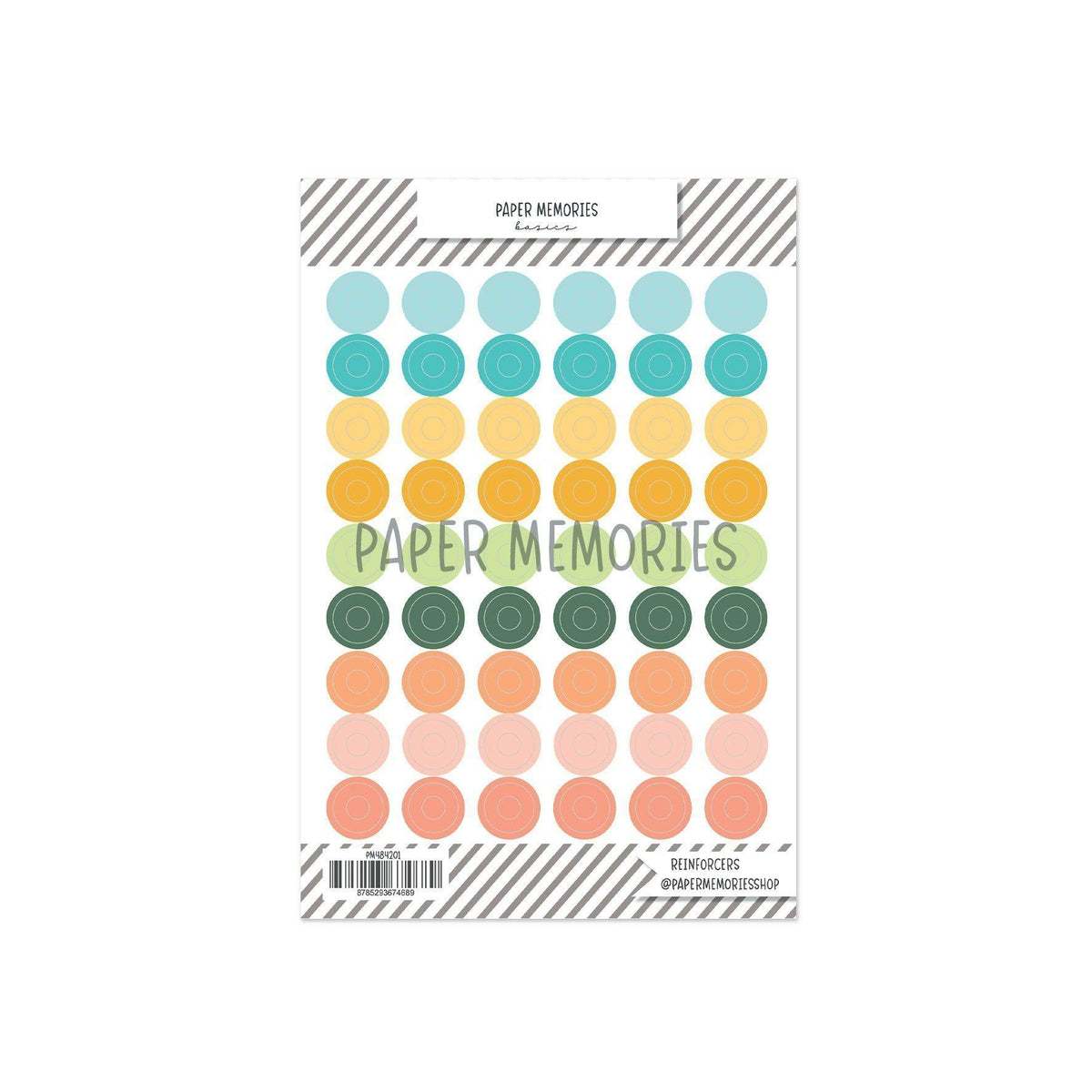 Vinyl Reinforcers Spring Memories Pastel Rainbow