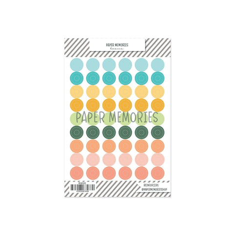 Vinyl Reinforcers Spring Memories Pastel Rainbow