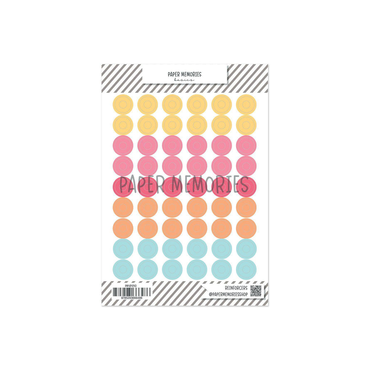 Vinyl Reinforcers Spring Memories Pastel