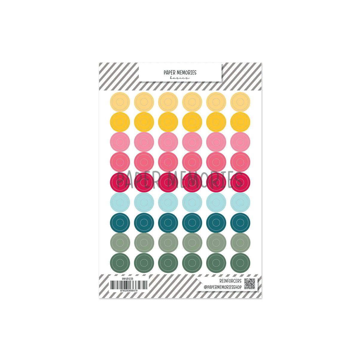 Vinyl Reinforcers Spring Memories Rainbow