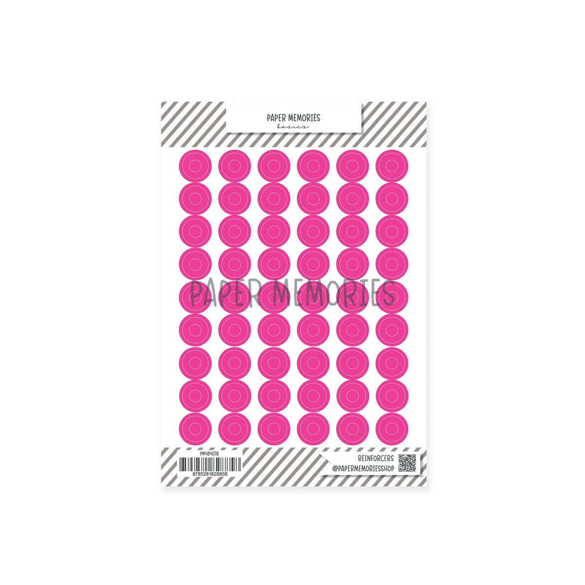 Vinyl Reinforcers Stickers Bright Peony