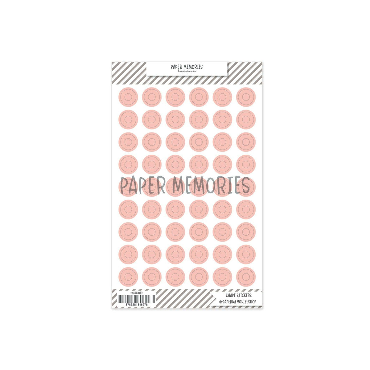 Vinyl Reinforcers Stickers Coral