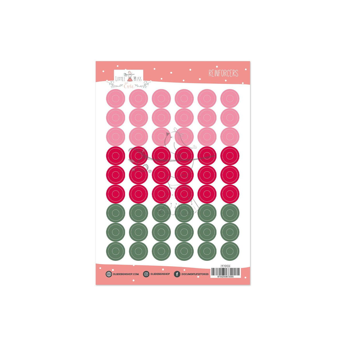 Vinyl Reinforcers Stickers December Stories Classic