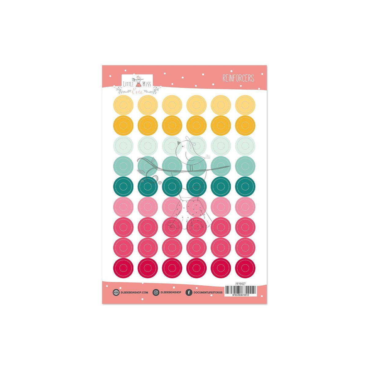 Vinyl Reinforcers Stickers December Stories Modern